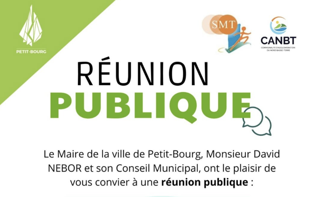 Réunion publique : Faisons le point sur les transports à Petit-Bourg 🚌