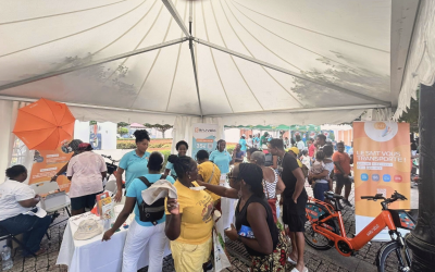 Notre équipe sur la 1ère étape du tour cycliste de la Guadeloupe !