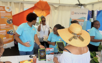 Le SMT anime un stand pour la 4ème étape du tour cycliste de la Guadeloupe