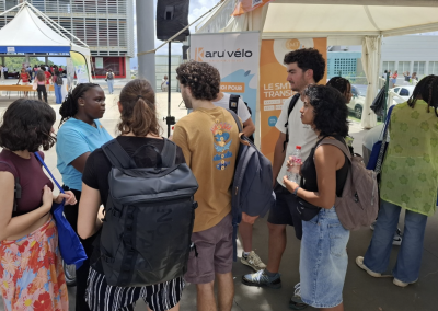 À la rencontre des nouveaux étudiants de Fouillole 